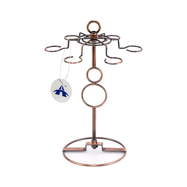 ALANES Glass Rack Elegant Stemware Holder Hanging Goblet Drying Rack