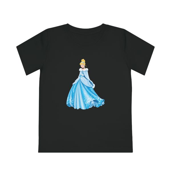Kid's Size Cindarella Princess Printed T-shirt