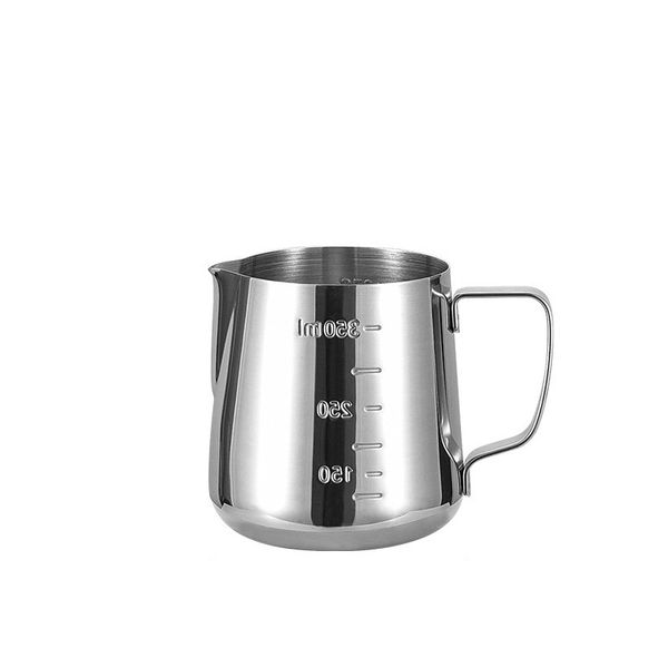 350ML Grade304 Stainless Steel Milk Frothing Pitcher with Measuring Marks
