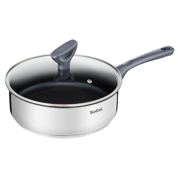 Tefal Daily Cook Stainless Steel Saute Pan with Lid 24cm Buy