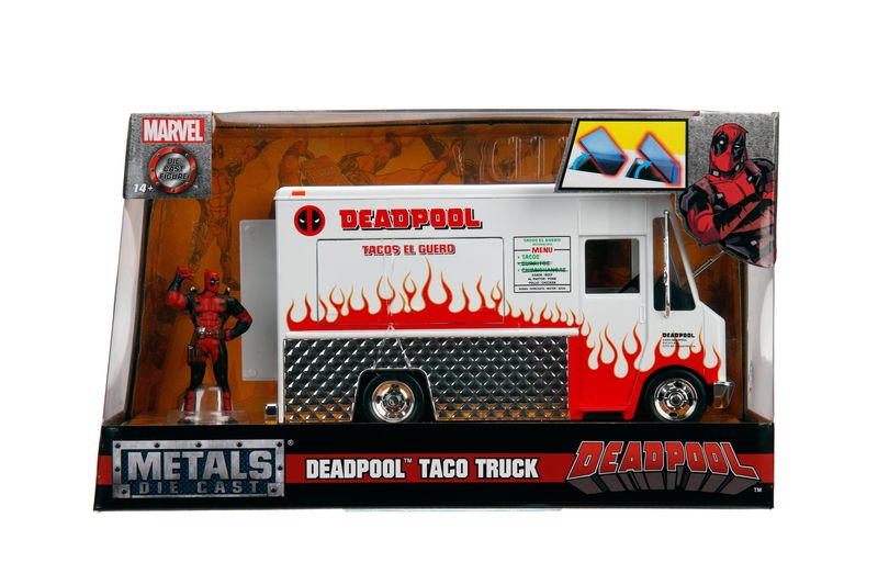 Jada Marvel Deadpool 1:24 Food Truck with figure