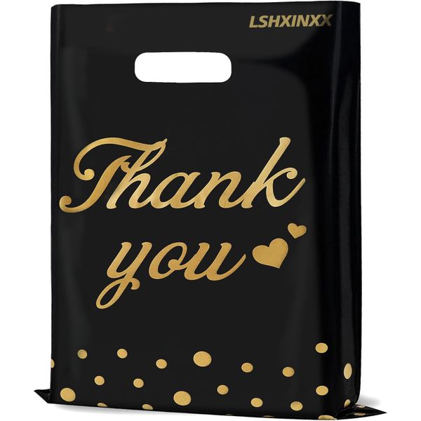 100Pcs 30cmx38cm Thank You Bags for Business Small Shopping Bags