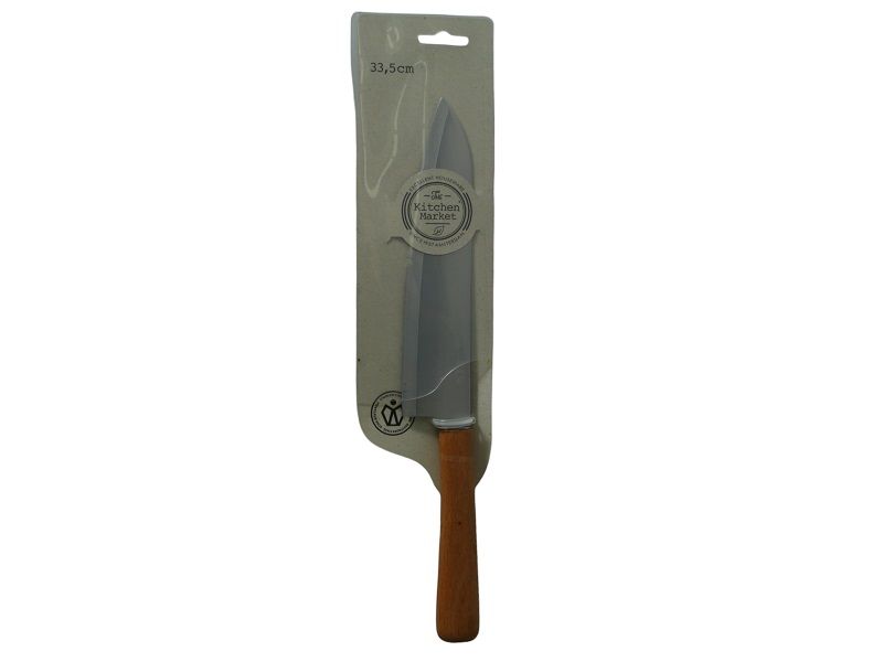 Chef's Knife Stainless Steel Beechwood Handle