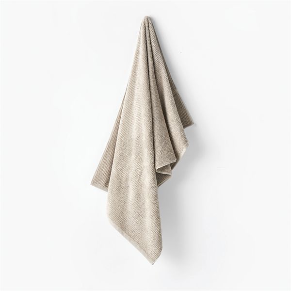 Linen House Reed Guest Towel Stone