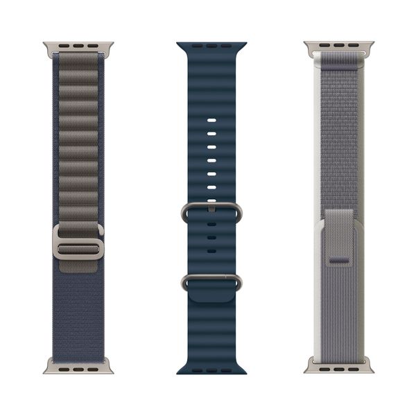 3-Pack Watch Bands Straps for Apple Watch (Fits: 44/45/49mm)