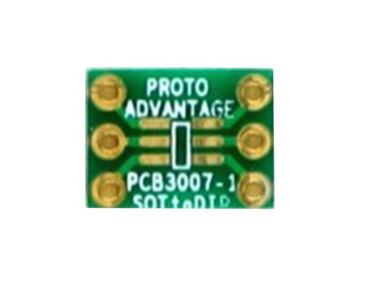 Pronto Advantange (PCB3007-1) IC Adapter - PCB - SOT-23 TO DIP, 0.95 mm
