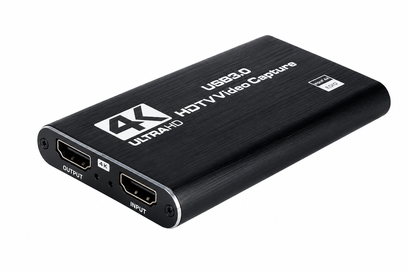 USB 4K HDMI Video Capture Adapter HD 1080P Video Recording &amp; Live Streaming
