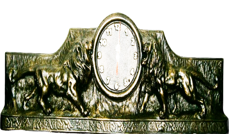 African Lion Bar Clock (Amazing Art)