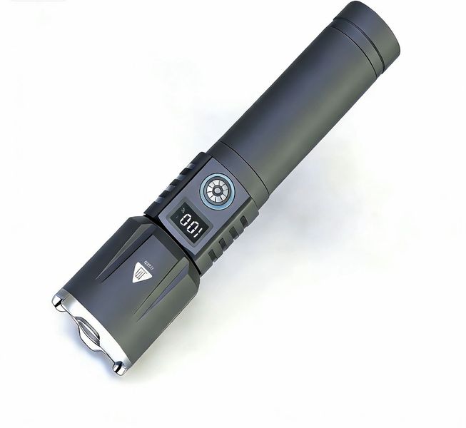 Outdoor High-Power Long-Range Flashlight with LCD Digital Display