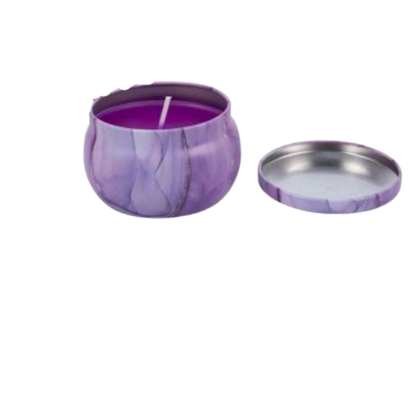 Lavender Scented Candle In Tin