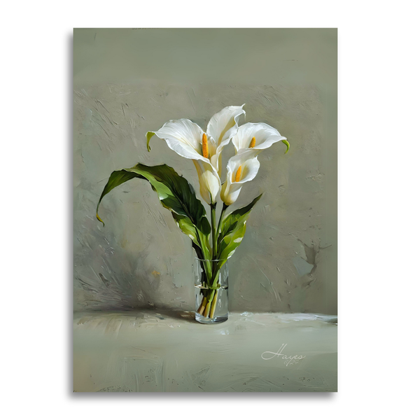 Calla Lilies Wall Art - Canvas Print - Decor CL05