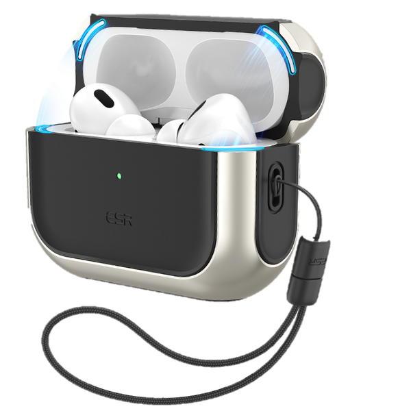 ESR Orbit Hybrid Case (HaloLock) for AirPods Pro - Titanium