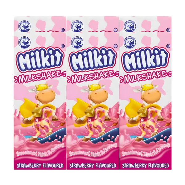 Milkit Milkshake - Strawberry Flavour (6 × 250ml)
