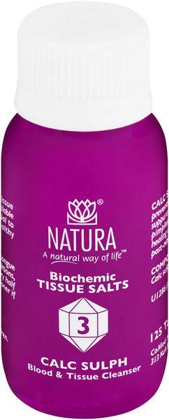 Natura Calc Sulph D6 Tablets - 125's