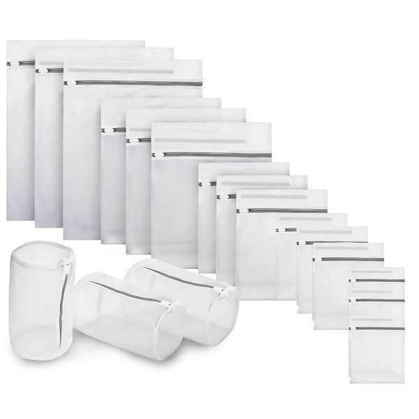 Mesh Laundry Bags for Delicates Fine Wash Bags 18 Pack