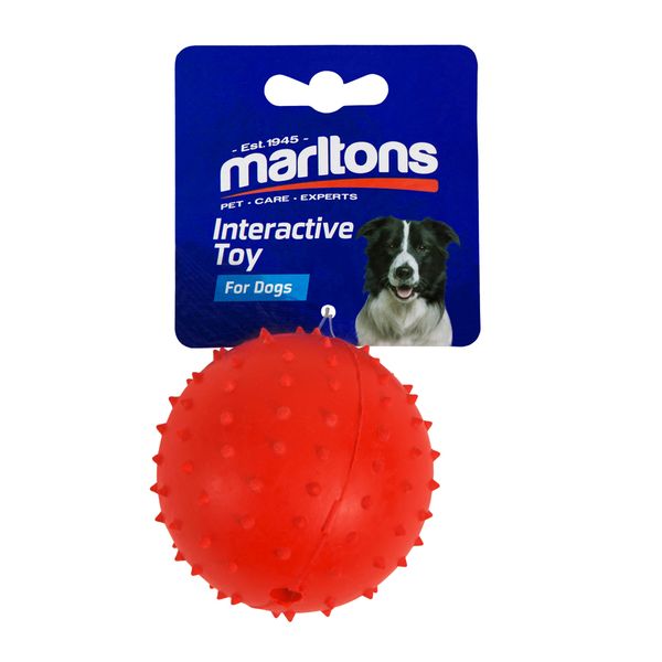 Marltons Rubber Ball With Bell 30mm