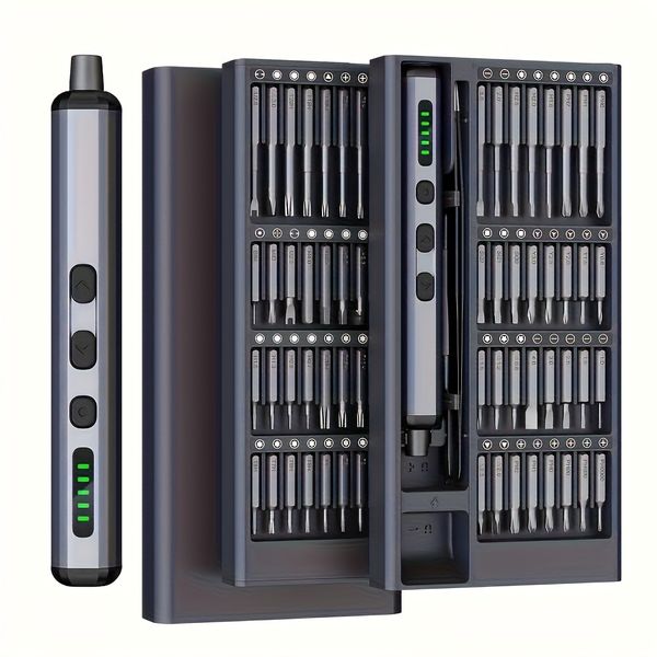 68-in-1 Mini Electric Screwdriver Set Precision Power Tool Kit