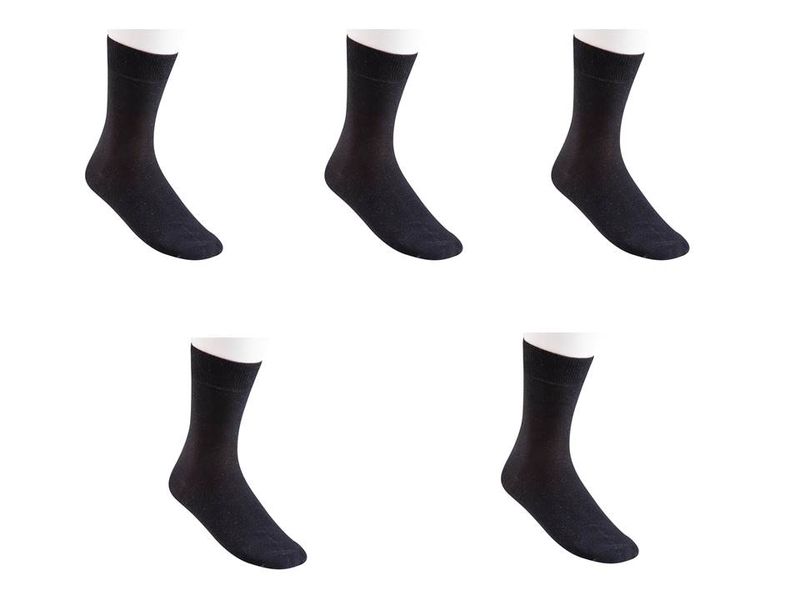 Undeez Men's Black Trouser Socks 20 Pack - 7 - 11uk
