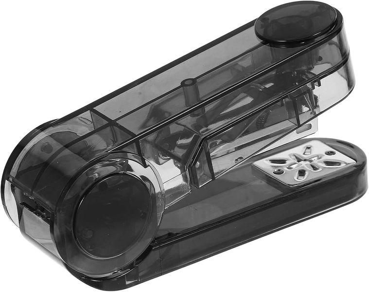 360 Degree Rotating Black Desktop Stapler For Office And School Use