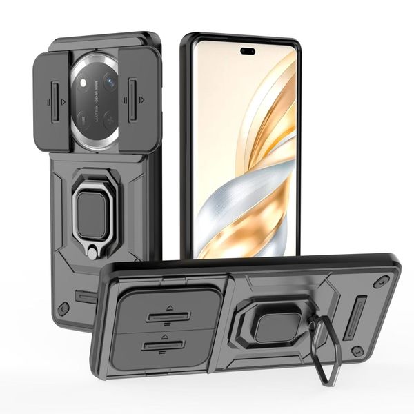 Military Slide Lens Camera Protection Case Compatible with Honor X60 Pro 5G