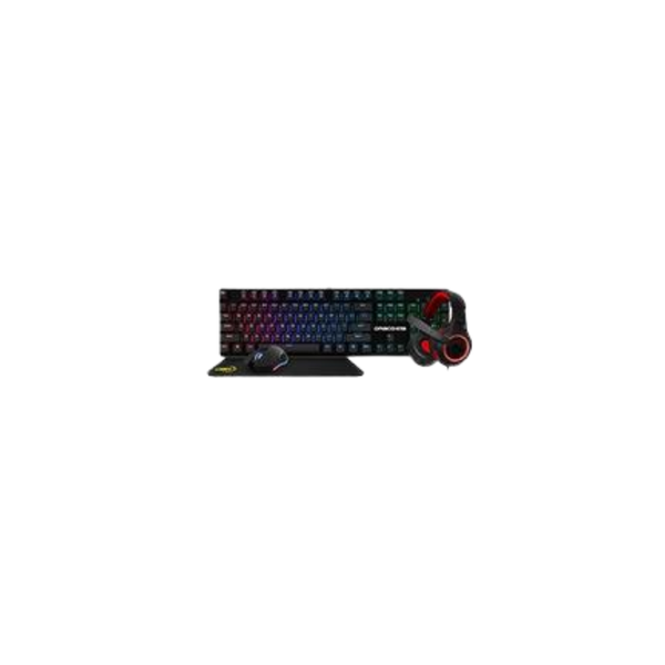 KWG Draco E1A 4 in 1 RGB Multi Colour Backlit Gaming Combo Set