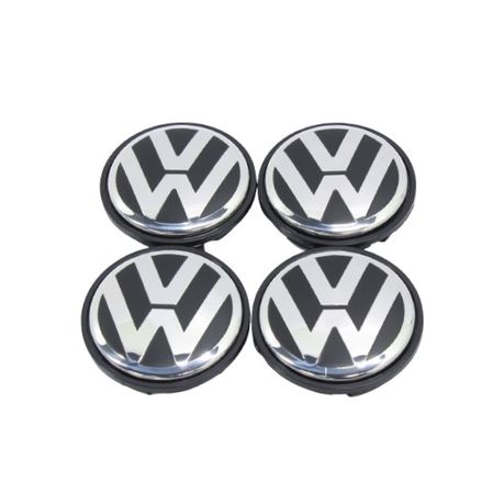 55mm Mag Wheel Hub Centre Caps Set of 4 Fits VW Non OEM