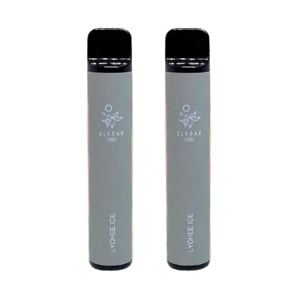 Elf Bar MMF 1500 Puffs Disposable Vape Bar - Lychee Ice (Pack of 5)