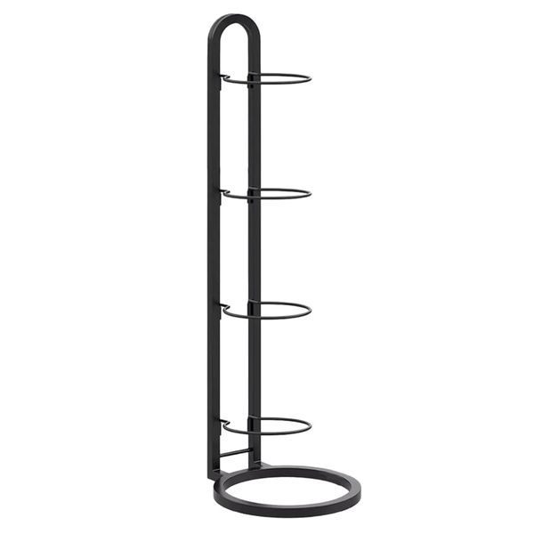 Sport Multifunctional Four Layers Iron Basketball Storage Rack - 89cm