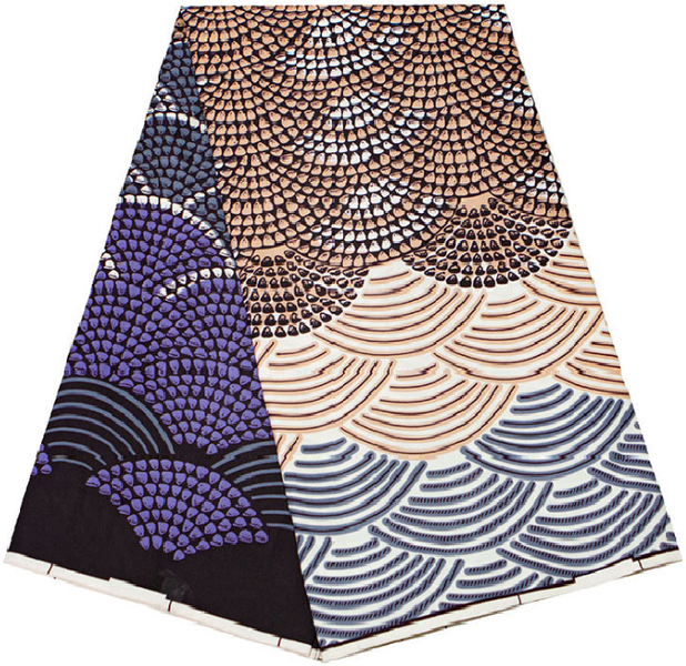 Moonlight Ankara Wax Fabric
