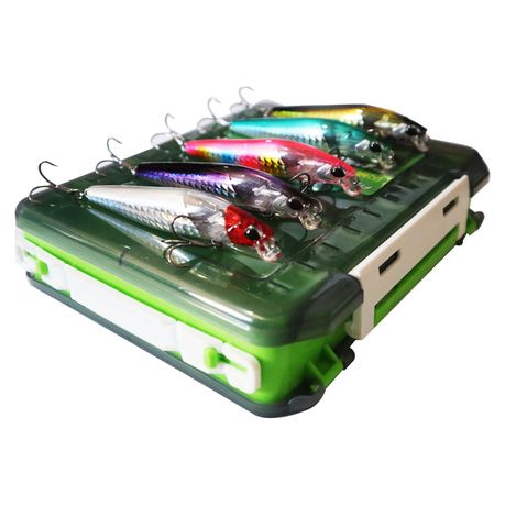 Tackle Box, 5-Compartment, Green