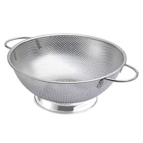 Stainless Steel Colander - Micro-Perforated Strainer - 28.5cm | Shop ...