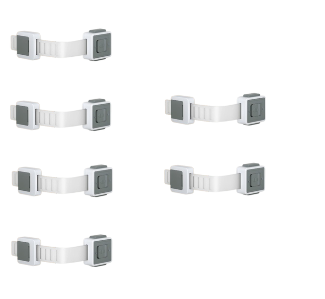 Child Safety Cabinet Locks, 6 Pack