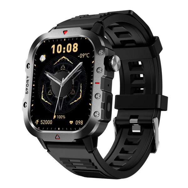 Rugged Outdoor Smartwatch - Military Style, HD Touchscreen