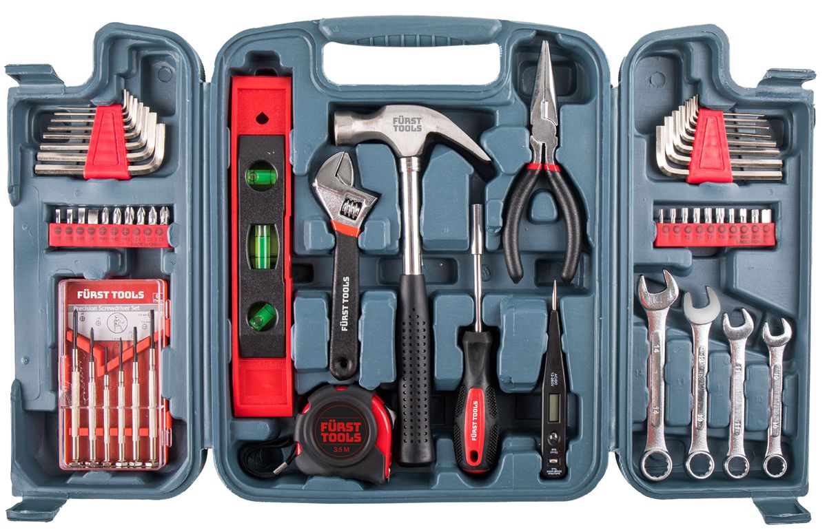 Furst Tools 53 Piece Household Tool Kit