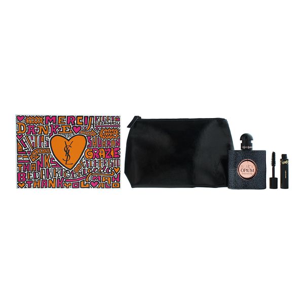 Yves Saint Laurent Black Opium 3 Piece Gift Set: (Parallel Import)
