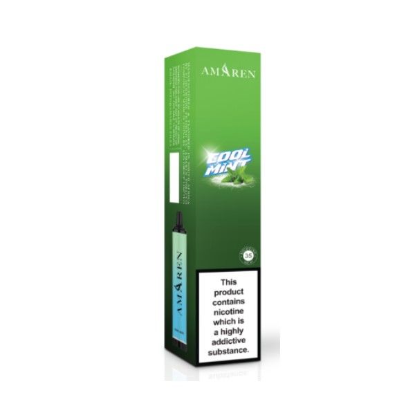 Amaren 3500 Puffs Disposable Vape 35mg Cool Mint Shop Today Get It