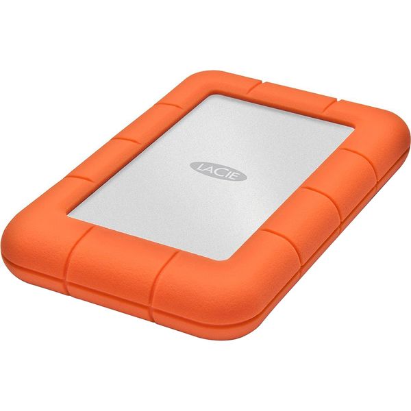 LaCie 4TB Mini External Hard Drives - Orange Mini Hard Drive USB Harddrive