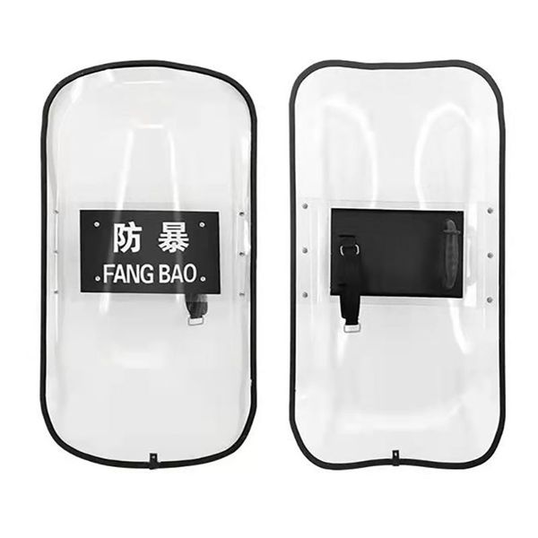 Transparent Shield Explosion-Proof Shield Police Guard 2 Piece
