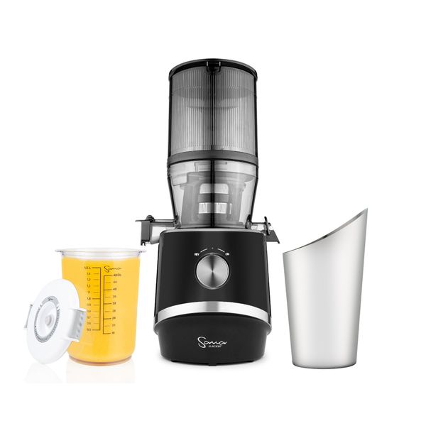 Sana 878 Premium Hands-Free Cold Press Juicer - Slow Press Batch Juicer