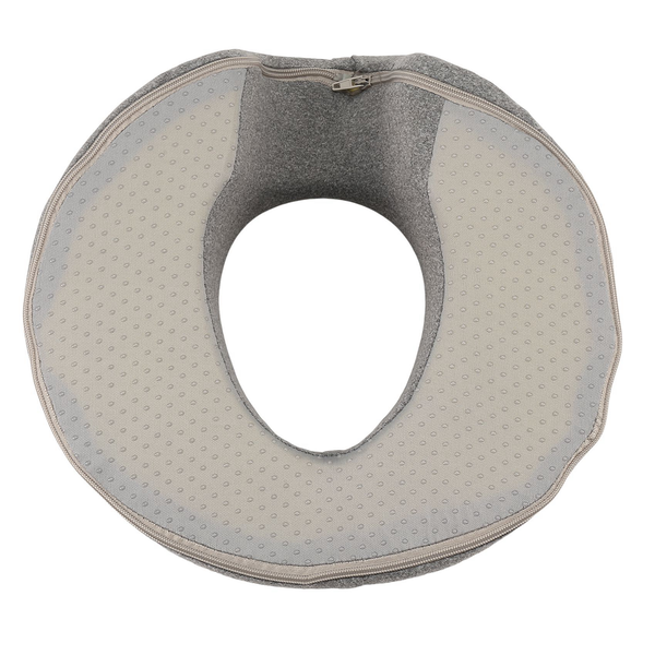 Ergonomics Lying Down Pillow Memory Foam for Beauty Salon grey