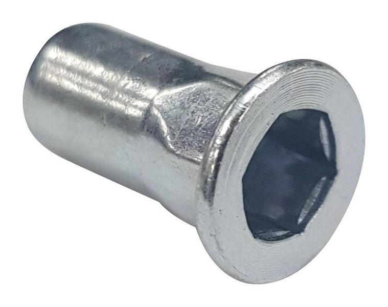 TR Fastenings (W/M6/FLG/CE/ST/KG) Rivet Nut, Blind, Flange