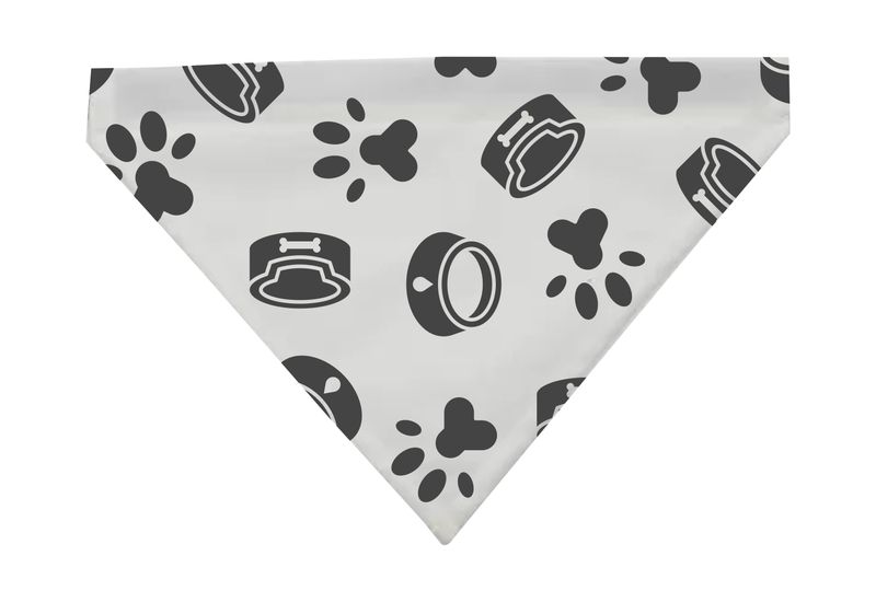 My Paws - Dog Bandana with Removeable Collar - Paws &amp; Bowls