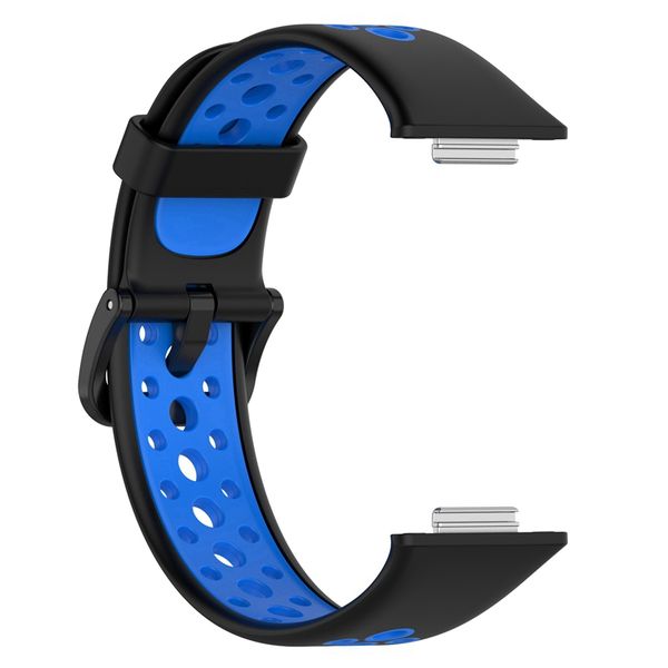 Dual Color Silicone Strap Compatible with Huawei Watch Fit 2