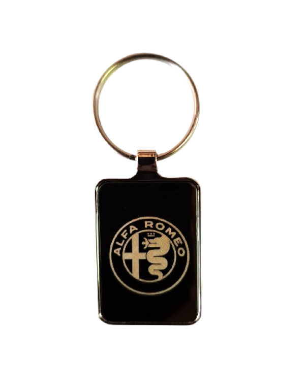Alfa Romeo Stainless Steel Tag Keyring