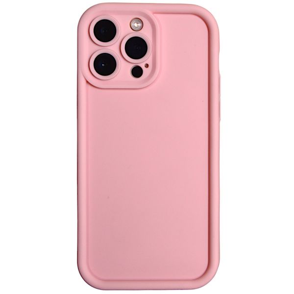 Pink - Phone Case with Bubble Edge &amp; Cam Pro - Iphone 15 Pro