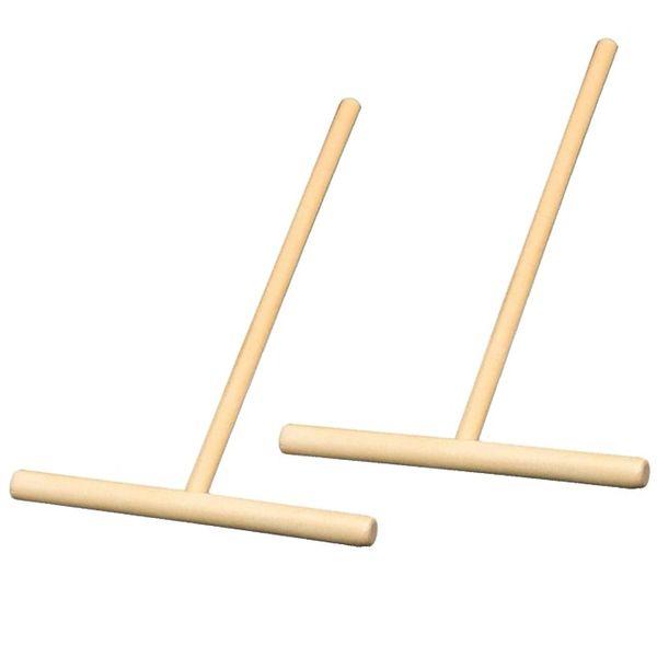 2 Piece - Crepe &amp; Pancake Batter Spreader Set - Wooden
