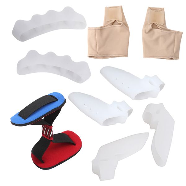 Health 9 Set Bunion Corrector Big Toe Separators Straightener Hammer