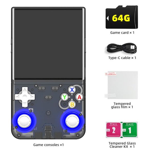 R36 Ultra 4 inch IPS Screen Handheld Game Console 128G 20000+games