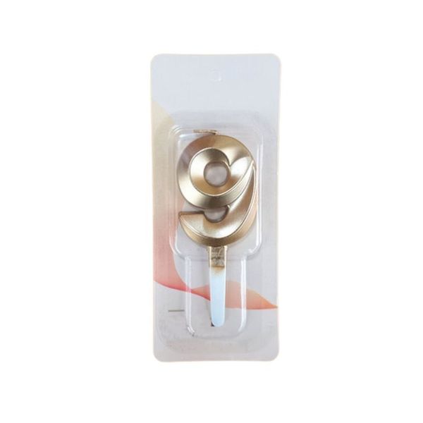 iKids Golden Birthday Candle - Number 9