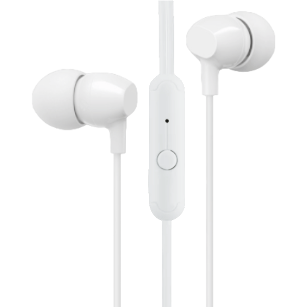 KIN - K18 - Bass Boosted Wired Earphones With Advanced Sound Quality -White